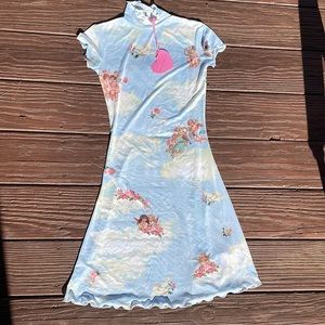 Brand new mesh angel Dolls Kill dress